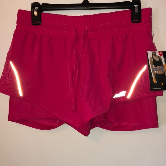 Avia Pants - NWT AVIA pink running shorts size S/Ch(4-6)